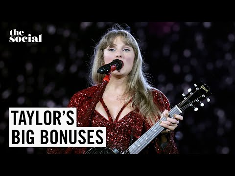 Was Taylor Swift’s $197M Crew Bonus Too Much to Share On Camera? | The Social