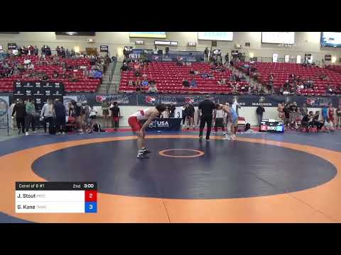 86 Kg Consi Of 8 #1 - John Stout, Pennsylvania RTC Vs Gavin Kane, Tar Heel Wrestling Club Fade