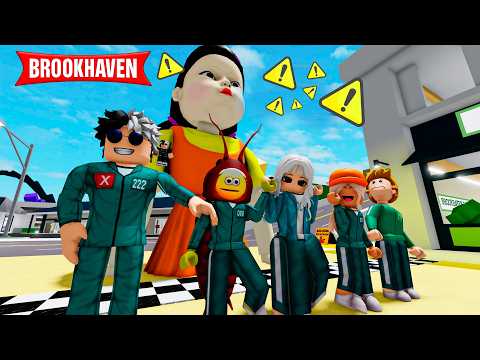 5 YOUTUBERS COMPITEN EN EL JUEGO DEL CALAMAR 😱