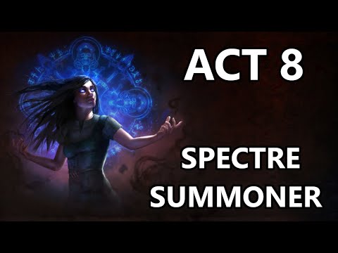 Leveling with Penguin Act 8 - Spectre Summoner Necromancer | Path of Exile