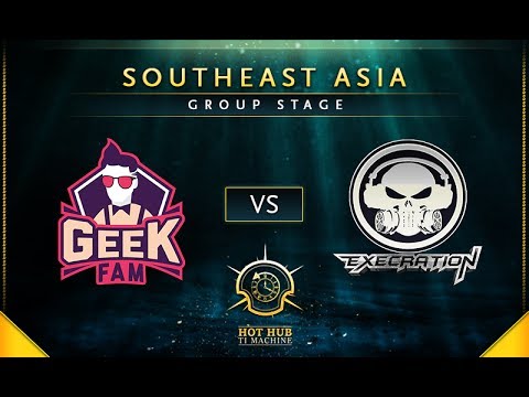 Geek Fam vs Execration - TI7: SEA Regional Qualifiers Group Stage - @HadesDotaTV @GodotAU