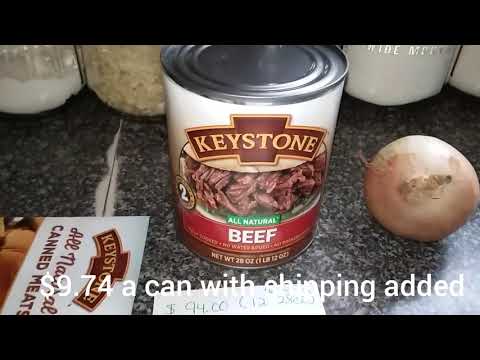 Is It Cheaper to Buy or Can It? Keystone Beef...