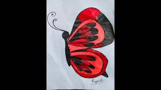 Tattoo butterfly drawing 🦋❤️.. by Flair Artist 🎨..#shorts..#penart..#flairartist