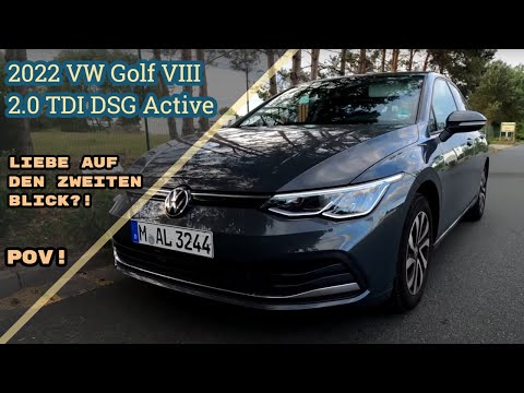 Liebe auf den zweiten Blick?! 2022 VW Golf VIII 2.0 TDI Active