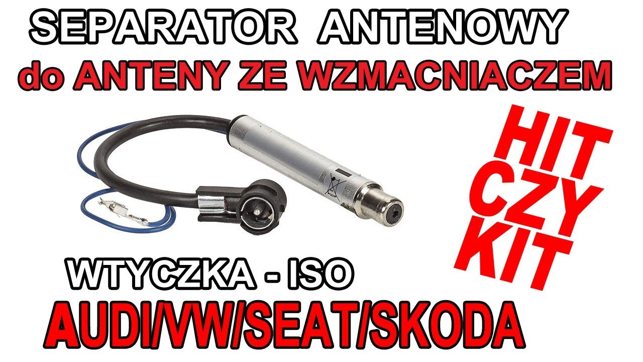 Jak zamontować Wzmacniacz separator antenowy za 6zł do VW Seat Skoda Audi/CZY TO DZIAŁAHIT CZY KIT