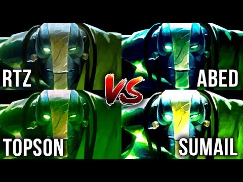 TOP Best Carry Player on Earth Spirit Battle - Arteezy vs Abed vs Topson vs SumaiL - Dota 2 Gameplay