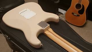 Video thumbnail for 2003 USA FENDER AMERICAN HIGHWAY 1 ONE STRAT HONEY BLONDE TRANS ASH GUITAR UP CLOSE VIDEO REVIEW by Essex Recording Studios