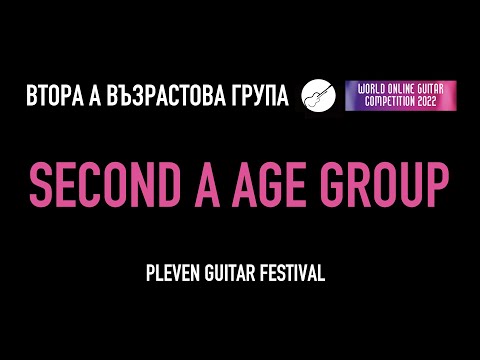 2A age group (up to 13 years old) Classical Guitar category World online guitar competition 2022