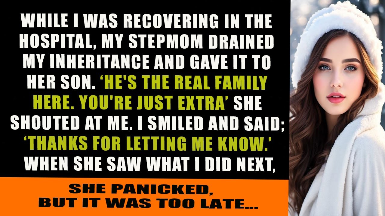 Stepmother Stole My Inheritance While I Was In The Hospital To Give To Her Son.Reddit Family Stories