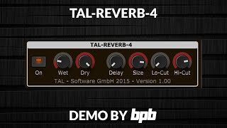 Video thumbnail for TAL-Reverb-4 VST/AU Plugin DEMO by Bedroom Producers Blog