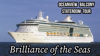 Oceanview Balcony Stateroom Tour | Brilliance Of The Seas | Royal Caribbean Cruise Line | Room# 8018