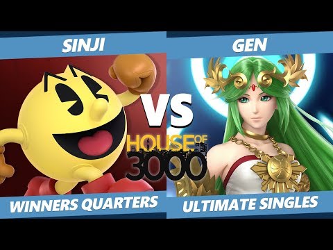 Xeno 202 Winners Quarters- Sinji (Pac-Man) Vs. Gen (Palutena) Smash Ultimate - SSBU