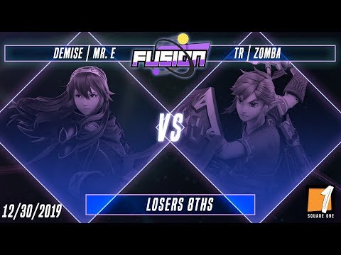 Fusion #4 - Demise | Mr E (Lucina) Vs. TR | Zomba (Link) - Losers 8ths - Smash Ultimate