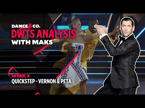 DWTS MAKS ANALYSIS: Week 3 - Vernon Davis & Peta Murgatroyd's Quickstep