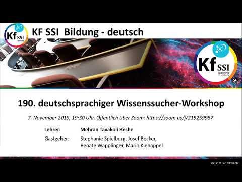 2019 11 07 PM Public Teachings in German - Öffentliche Schulungen in Deutsch