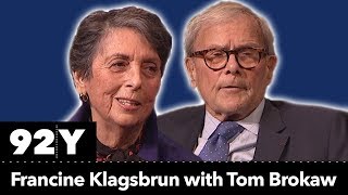 On Golda Meir: Francine Klagsbrun with Tom Brokaw (2017)
