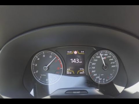 2016 Seat Leon Cupra 290 Beschleunigung Tacho Test - AutoEmotionenTV