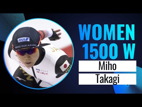 Miho TAKAGI (JPN) | Winner | 1500m Women | Obihiro 2023 | #SpeedSkating