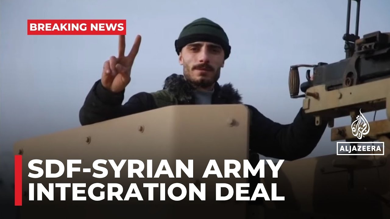 Video | Kurdish-led SDF agrees integration with Syrian government forces
