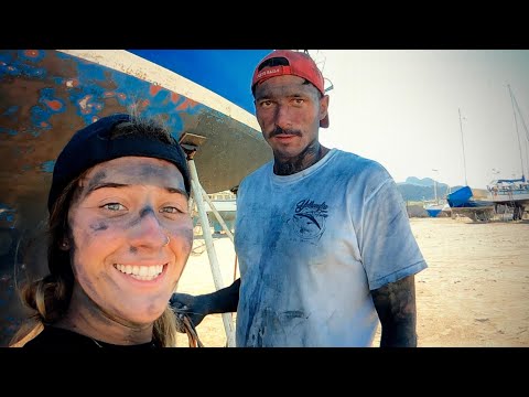 Getting DIRTY in a Boatyard WITHOUT Water! | Sailing Sitka Ep 81