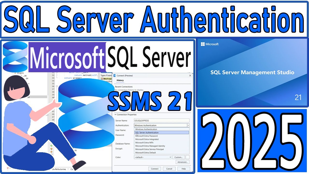 How to Enable SQL Server Authentication in Microsoft SQL Server Management Studio 21 | SSMS 21