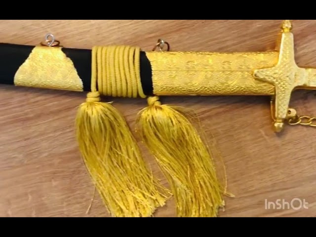 سيف أولاد أسود مع ذهبي القابض ذهبي