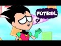 Teen Titans Go Kicking A Ball And Pretending To Be Hurt Clip