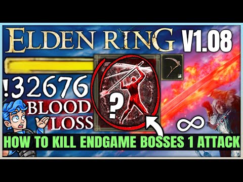 New 1.08 INSANE Bleed Build is GAME BREAKING OP - Spinning Blood = MASSIVE Damage - Best Elden Ring!