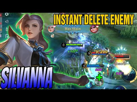 SILVANNA BEST BURST FIGHTER 1 COMBO DELETE - Silvanna Best Build 2023 - Build Silvanna Tersakit 2023
