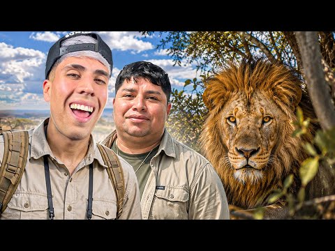 Visité un SAFARI con CARLITOS RUN 🤣🦁