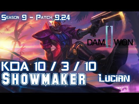 DWG Showmaker LUCIAN vs MORDEKAISER Mid - Patch 9.24 KR Ranked