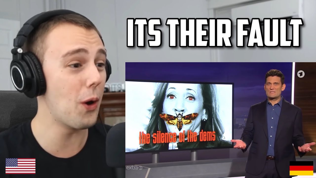 American Reacts to German TV Making Fun of Donald Trump & Elon Musk