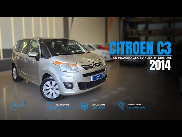 Vídeo CITROEN C3 1.5 PICASSO GLX 8V FLEX 4P MANUAL