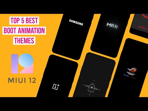 Top 5 Best MIUI 12 Themes with Boot animation 2021 | ROG 2 Oneplus And Samsung Boot animation Themes