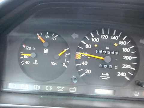 Mercedes W124 260E Automat 0-100 km/h