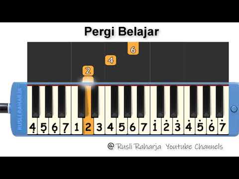 Pergi belajar | not pianika