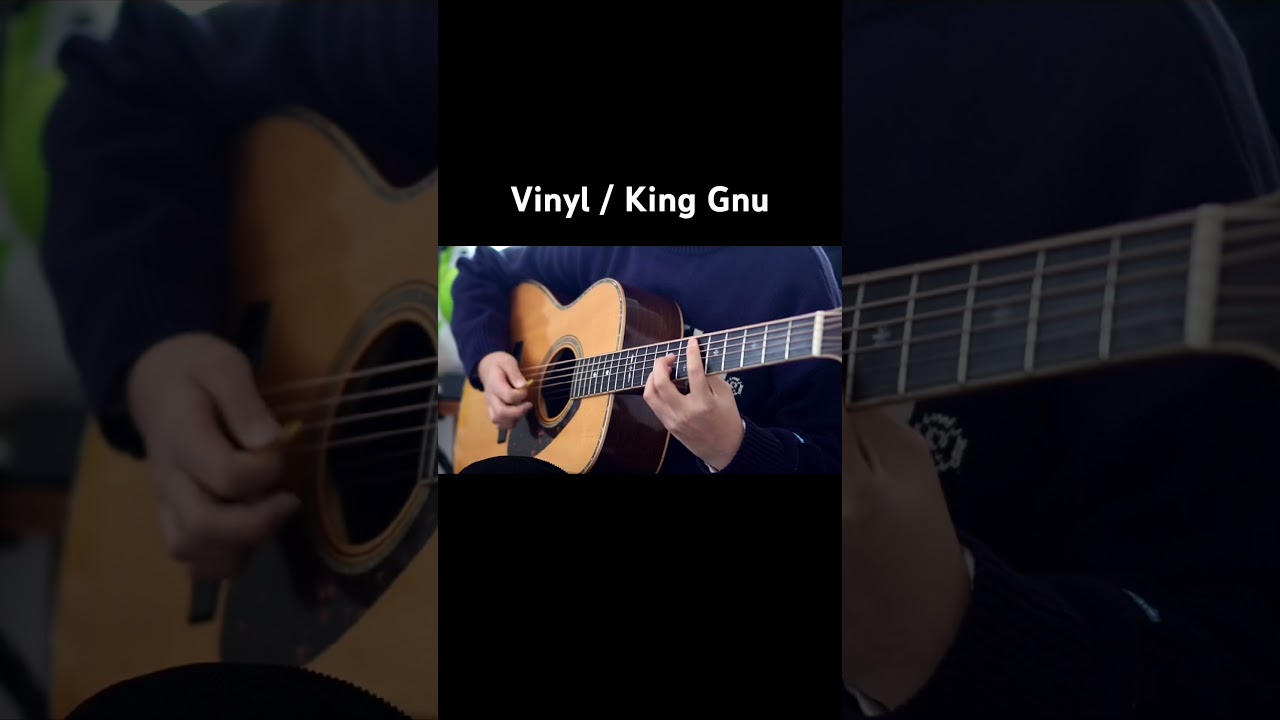 Vinyl / King Gnu アコギカバー #ギター  #kinggnu  #vinyl
