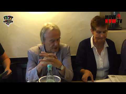 Pressekonferenz  Stopp Air Base Ramstein 2018 in Kaiserslautern - 23.5.18