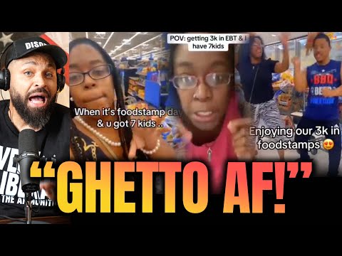 Black Tiktoker Brags About Getting 3k Month in Foodstamps for Her 7 Kids by 7 Different Fathers!