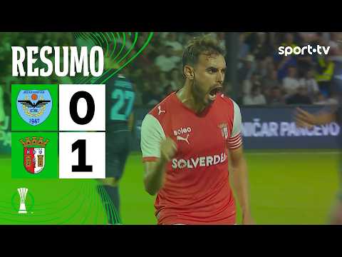 Zeleznicar Pancevo 0-1 SC Braga (QUECL 2026/27)