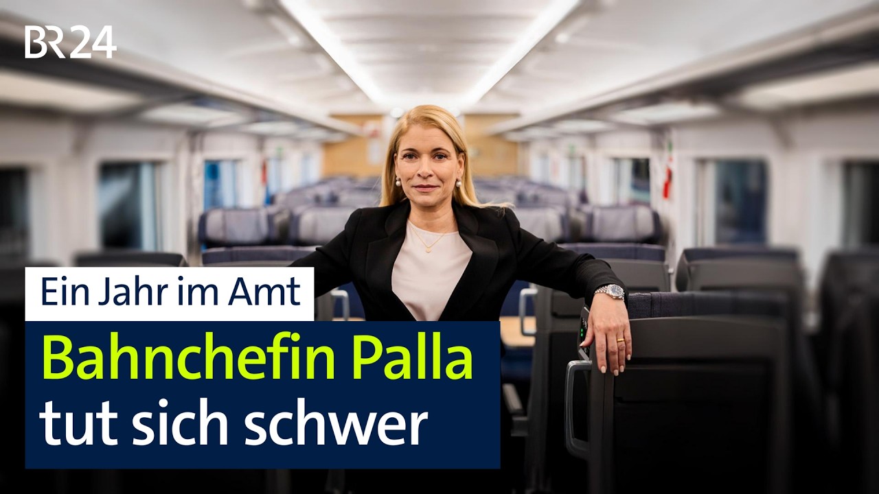 Ein Jahr im Amt: Bahnchefin Palla tut sich schwer | BR24