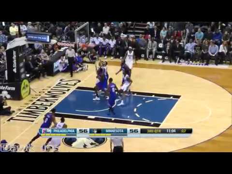 Andrew Wiggins Full Highlights NBA PS 2014/10/10 vs 76ers - 11 Pts.