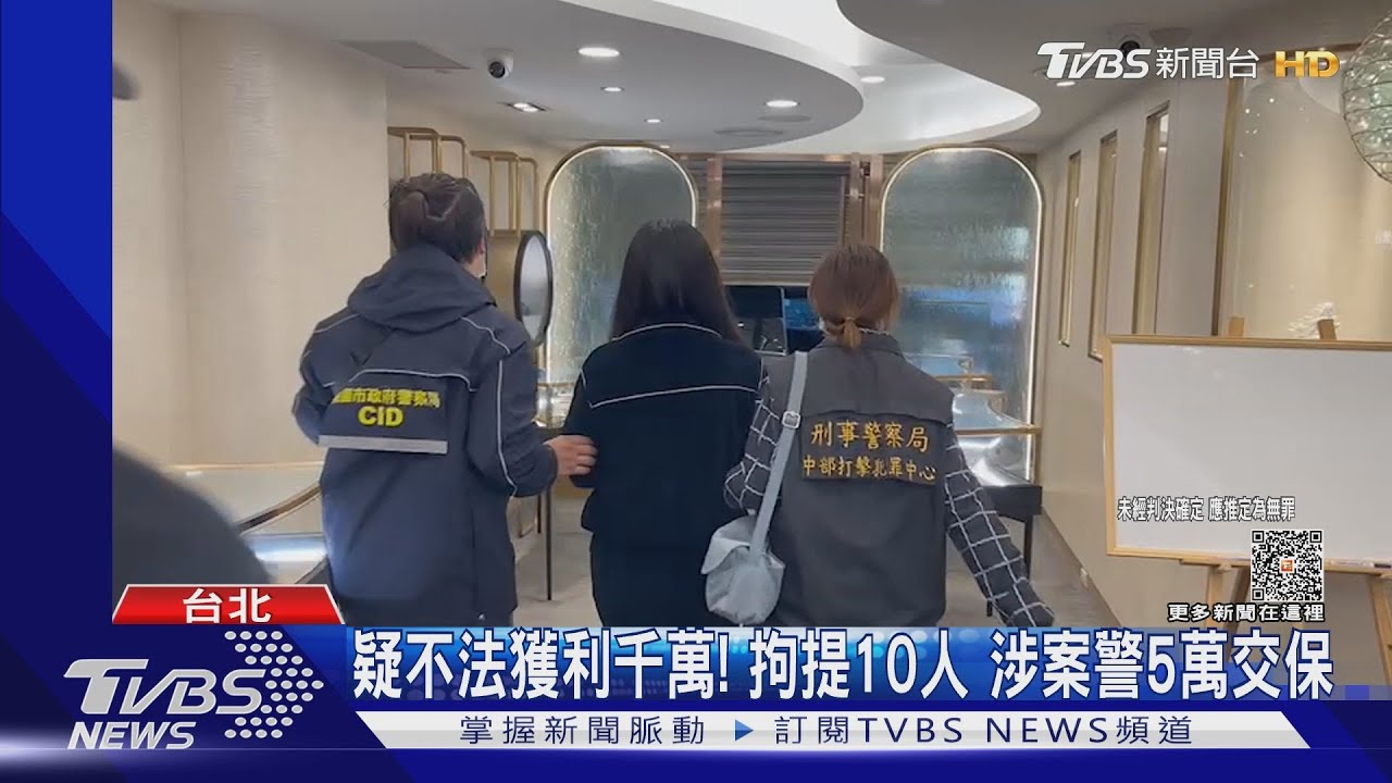 北市警風紀連環爆 涉珠寶詐欺案「列共犯」