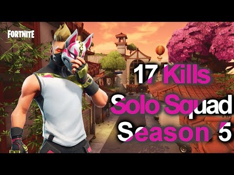 Fortnite Battle Royale : 17 Kills SOLO SQUAD RAMPAGE! (Gameplay, Chill Beats, Funny)