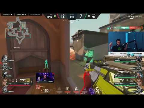 PRX Devid insane 4k vs Optic gaming - Tarik's reaction | VCT Masters Copenhagen upper final