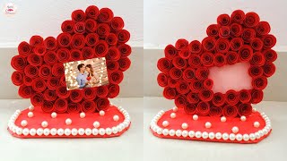 DIY Heart Photo Frame|Valentines Day Gift Ideas|Birthday Gift Ideas|Paper Craft|Handmade Gift Ideas