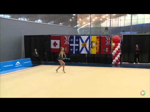 2015 Canadian RG Championships - Vivienne Lee Motkine - Clubs - Finals