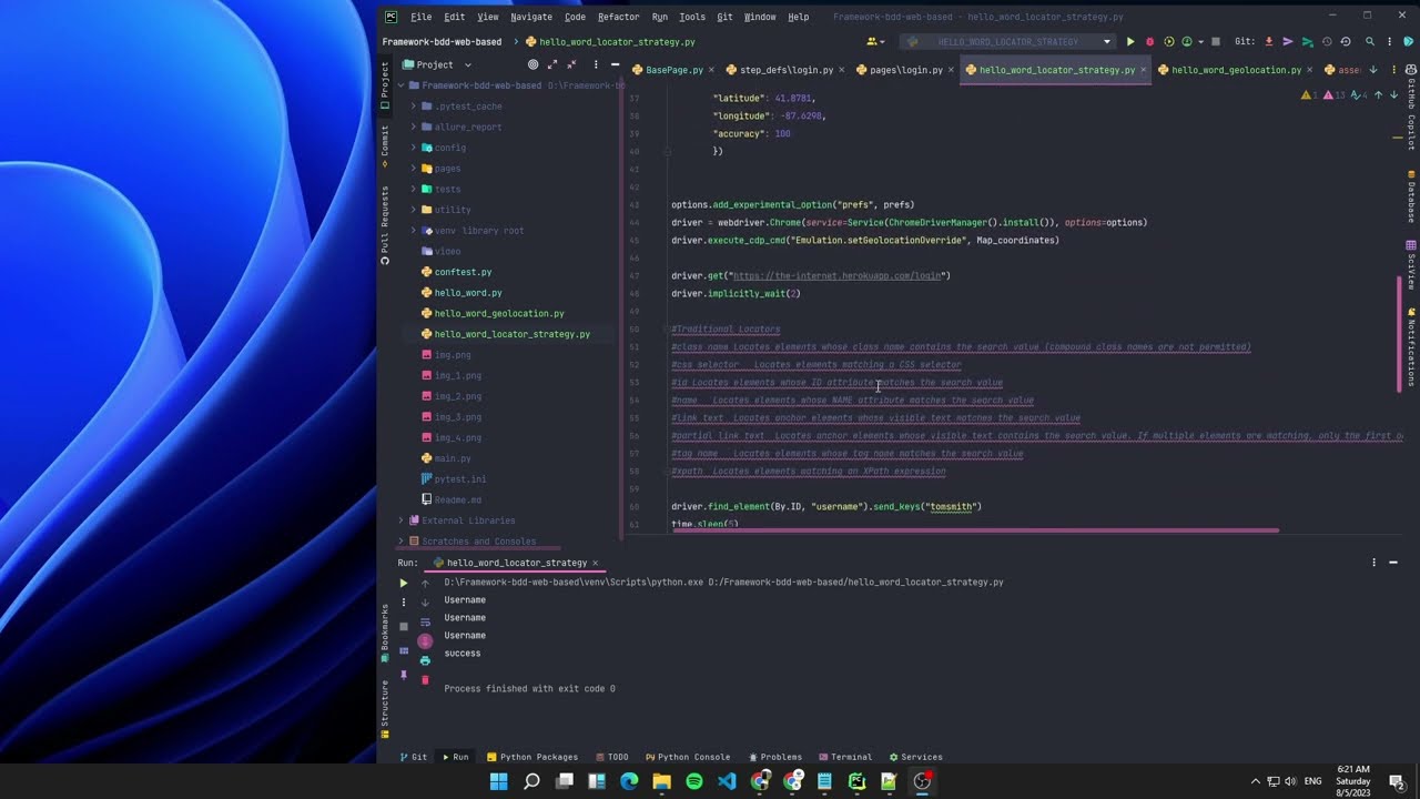 Locator strategies | Traditional Locator with Selenium & Python