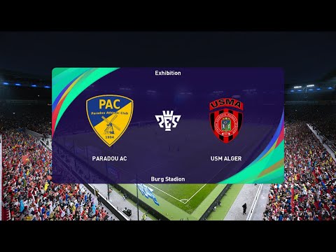 Paradou AC vs USM Alger (21/05/2023) Ligue 1 Algérie PES 2021