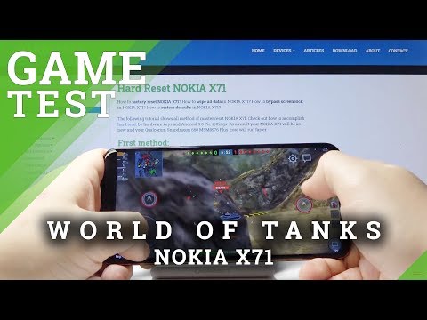 WOT on NOKIA X71 - High Graphics Test on World of Tanks